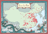 Cina Coal Plants Map